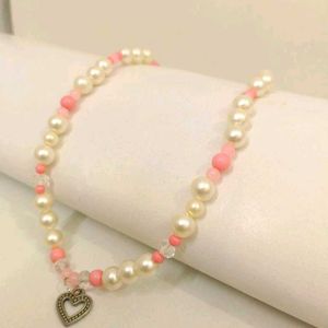 Pink Bead Necklace