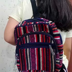 Tibetian Style Backpack Originally from Bhutan.