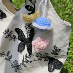 handmade crochet charm