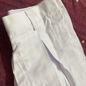 Brand New White Skirt School Plaited