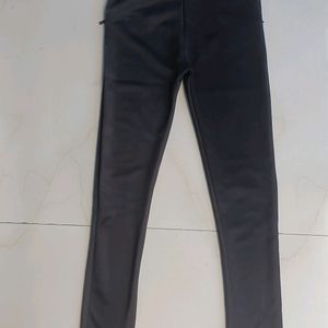 Black Spandex Cigar Pant