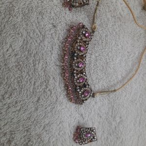 Necklace and earrings