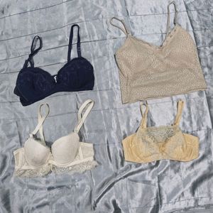 Combo Of 4 Imported Designer Bra