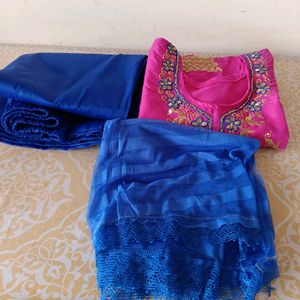 Kurti Palazzo And Dupatta