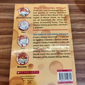 Geronimo Stilton The Curse Of Cheese Pyramid