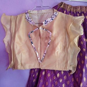 Banarasi Lehanga With Jacket Blause