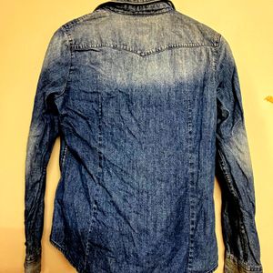 Blue Shaded Denim Shirt