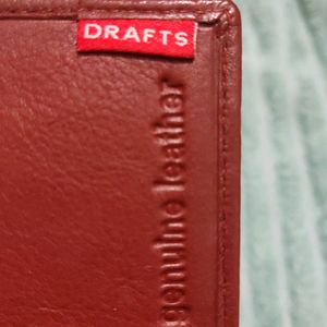 GENUINE LEATHER | DRAFTS brown Wallet