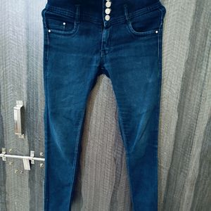 Navy Blue  High West Jeans