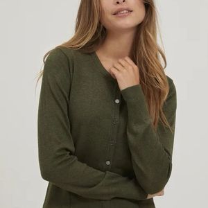 H&M Cardigan Olive Green