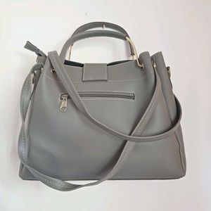 Grey Handbag 👜