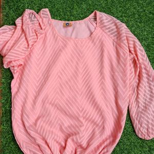 Beautiful Pink Top For Ladies