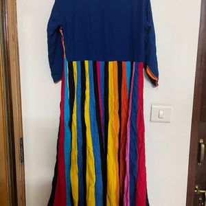 Colourful Anarkali Gown