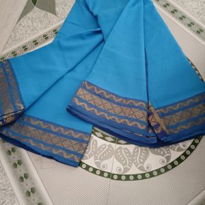 Special Borderline Saree With Unstitched Blouse