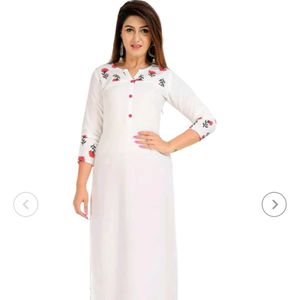 Women Straight Long Kurti