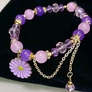 Beautiful Lavender 🪻 And Pink 🩷 Bracelet