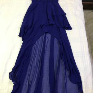 Royal Blue High Low Dress Size xs