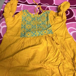 Yellow Kurti