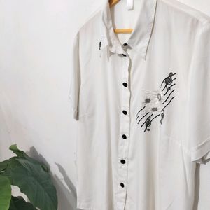 Cotton Embroidery Shirt