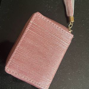 Glittering Peachy/ Pink Color Ladies Wallet ✨