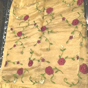 Golden Saree Karwa Chauth Specia No Coin