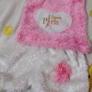 Beautiful Pink Colour Baby Girl Suit