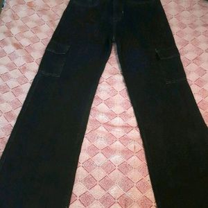 Charcoal Cargo Jeans😁 (🫴 Offer)