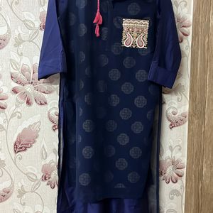 Beautiful Avasa Kurta With Long Layer Silk Fabric