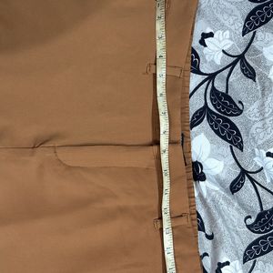 Go Colours Crepe Formal Pants