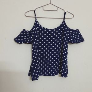 Brand- ONLY, New polka dot off shoulder top