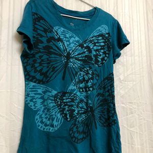 Blue Short Sleeve T Shirt