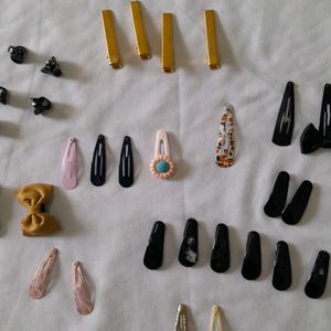 30 Peices Of Hair Clips For Girl's