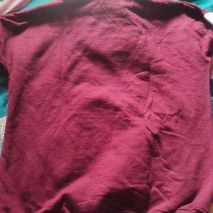 Maroon & White Hoodie Condition Brand New