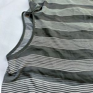 Black Top With White Stripes