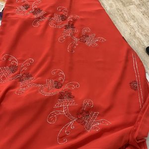 Embroidery Saree