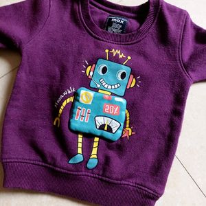 Max Baby Boy Winter Sweter Come T-shirt