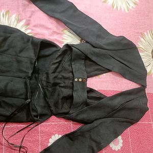 Black Sexy Dress With Stylish Back