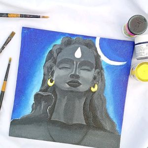 Lord Shiva Acrylic Painting