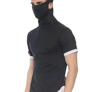 🥳Brand New ( High Neck With Mask ) T Shirt 🥳