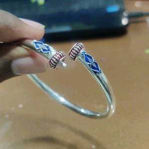 Pure Silver Bangle Used But Not Look Like