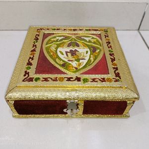 Traditional Gold Plated Dry Fruits Box