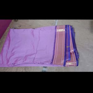 Pure Silk Lavendar Saari