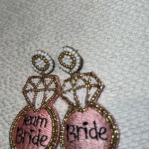 Team bride Earring