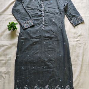 Grey Colour Kurti