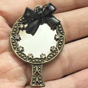 Vintage Hand mirror Pendant