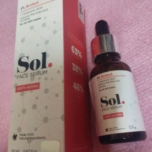 Sol. 1% Retinol + Hyaluronic acid. for all skin ty