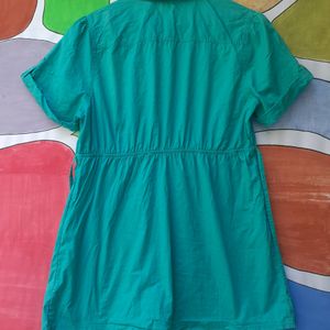 Old Navy Brand.sea Green/skyblue Tunic (Woman)