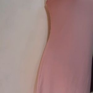 Peach Color Summer Dress