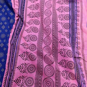 New Handloom Block Print Saree