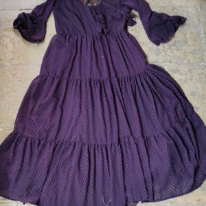 Purple Ethnic Gown